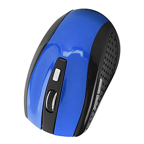 ciciglow Drahtlose Maus, Silent Mouse 2.4G Tragbare Mobile Optische Maus mit USB-Empfänger Einstellbare DPI für Gaming-Zubehör für Notebooks(Blau) Bild 6