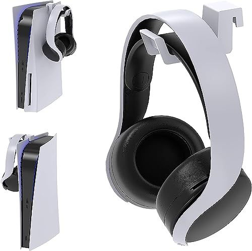 Gamer Gear Universal Controller Headset Halterung Kompatibel mit PS5 Konsole, Wandhalterung für PS5 Controller Remote & Pulse 3D Headset Kopfhörer Halter Zubehör Bild 1