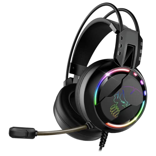 SPIRIT OF GAMER 4-in-1 Pro-MKH5 Gaming Pack - Azerty Anti-Ghosting RGB Gamer-Maus 7 Tasten 6400 DPI, Gaming-Headset, Anti-Drop-Matte für PC, PS4, PS5, Xbox One, Mac Bild 7