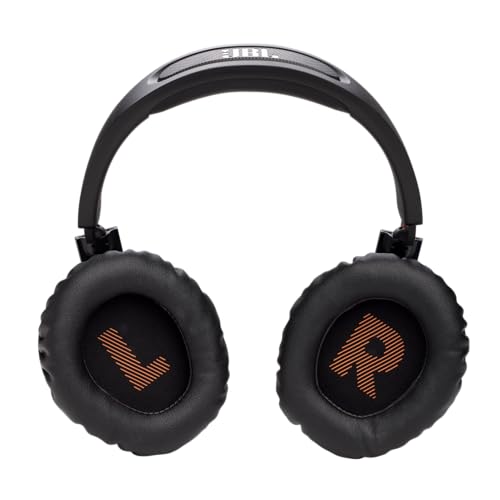 JBL Quantum 350 Over-Ear Gaming Headset – Wireless 2.4 GHz und USB-C-Anschluss – Mit abnehmbarem Boom Mic und QuantumSurround Sound – Schwarz Bild 4