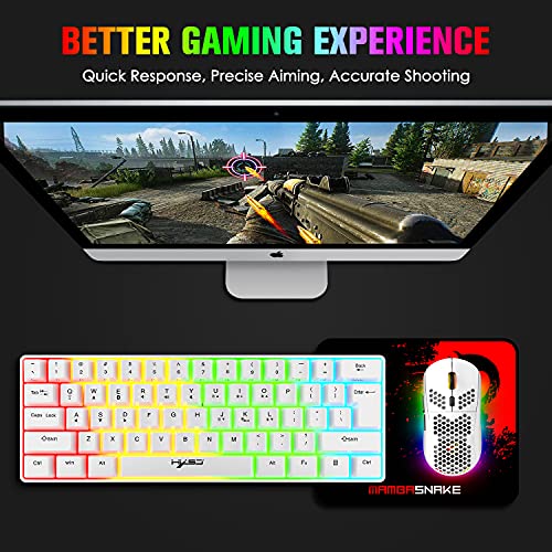 Mechanical Gaming Wireless Keyboard Bluetooth 5.0/2.4G USB-Dual-Modus 2200 MAH RGB-LED-Hintergrundbeleuchtung Kompakte vollständige Anti-Ghosting-Schlüssel Wireless Gaming-Maus 750 mAh leicht Bild 7
