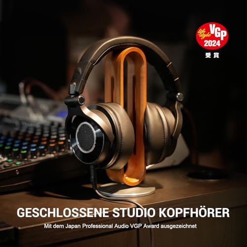 OneOdio Kopfhörer mit Kabel, Monitor 60 Professioneller geschlossener Studio Kopfhörer 38 Ohm, Kopfhörer Over Ear mit 50mm Treiber Hi-Res Audio, Abnehmbares Kabel(3.5mm/6.35mm), für Podcast, Handy, PC Bild 4