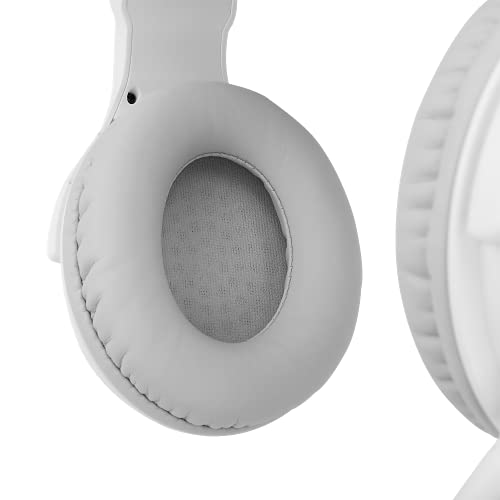 Redragon Pandora 2 H350W RGB Gaming-Headset, weiß, High-Definition-Audio + starker Bass, Gaming-Kopfhörer mit abnehmbarem Mikrofon, große Ohrpolster, funktioniert auf PC/PS4/Xbox One/NS Bild 5