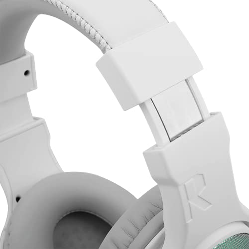 Redragon Pandora 2 H350W RGB Gaming-Headset, weiß, High-Definition-Audio + starker Bass, Gaming-Kopfhörer mit abnehmbarem Mikrofon, große Ohrpolster, funktioniert auf PC/PS4/Xbox One/NS Bild 6