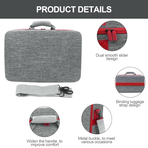 Yuhtech Reisetasche für PS5-Konsole, Aufbewahrungstasche für PS5 Controller, Gaming-Headset und Gaming-Zubehör Bild 6
