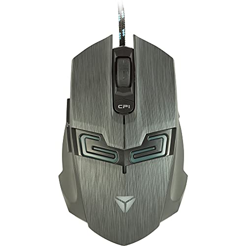 Yenkee YMS 3007 Shadow Gaming Maus USB 2000dpi - Oberflächenbehandlung gegen Schweiß für Intensive Gaming-Sessions Bild 1