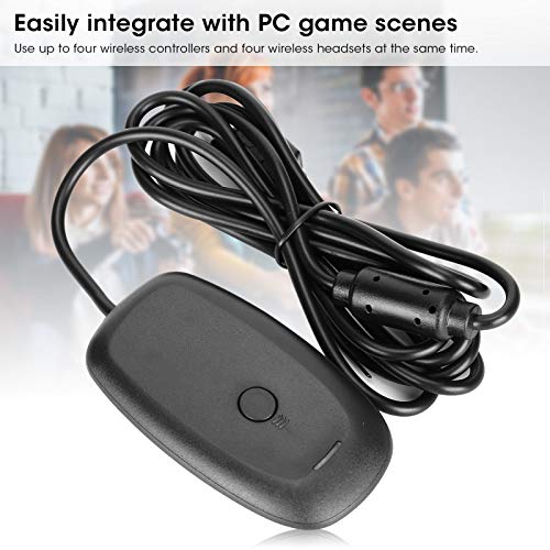 PC Receiver Gaming Controller - Xb0x 360 Wireless Controller Gamepad Wireless Fit für PC/Xb0x 360 (Windows XP/7/8/10) Bild 4