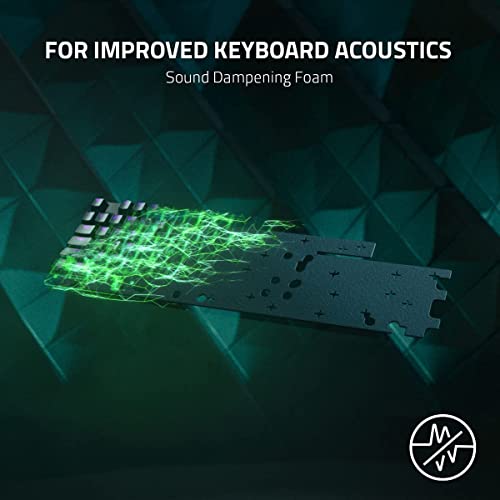 Razer Huntsman V2 Tenkeyless (Red Switch) - Optische Gaming-Tastatur ohne Ziffernblock (Lineare Optische Switches, Doubleshot PBT-Tastenkappen, Handballenauflage) QWERTY US-Layout | Schwarz Bild 4
