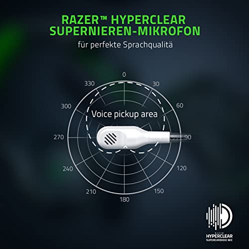 Razer Kaira Pro für Xbox - Kabelloses Headset für Xbox Series X|S (TriForce Titanium 50mm Treiber, HyperClear Supercardioid Mikrofon, Dediziertes Mikrofon) Mercury Weiß Bild 3