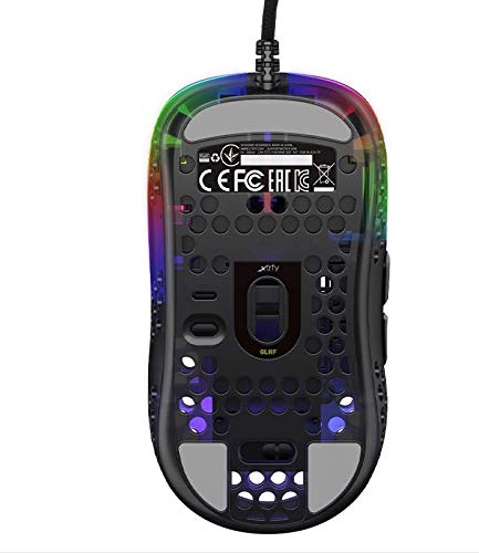 Xtrfy MZ1, Ultraleichte Kabelgebundene Gaming-Maus, Pixart 3389 Sensor, Einzigartige Form für Optimales Zielen, Einstellbare RGB-Beleuchtung, Zy’s Rail Edition Bild 3