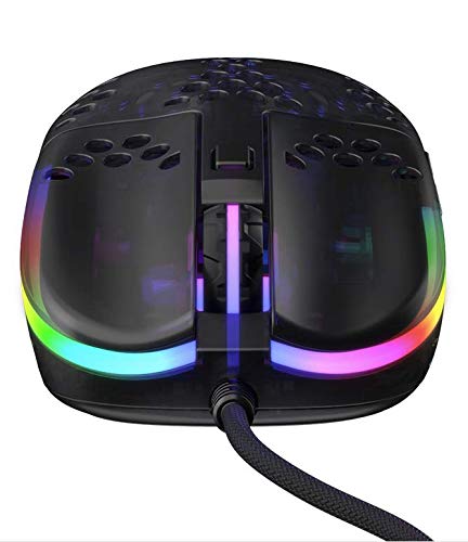 Xtrfy MZ1, Ultraleichte Kabelgebundene Gaming-Maus, Pixart 3389 Sensor, Einzigartige Form für Optimales Zielen, Einstellbare RGB-Beleuchtung, Zy’s Rail Edition Bild 4
