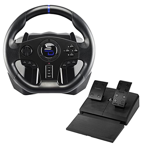 SUBSONIC Superdrive - Rennlenkrad SV750 Drive Pro Sport Lenkrâd mit Pedal, Shift und Vibration - Xbox Serie X/S, PS4, Xbox One, Switch, PC (programmierbar für alle Spiele) Bild 1