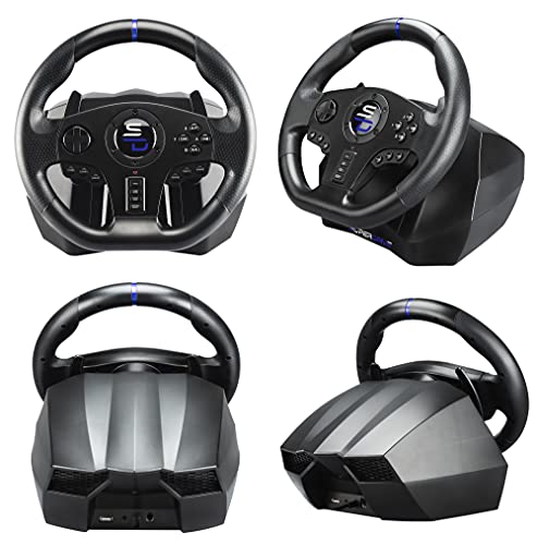 SUBSONIC Superdrive - Rennlenkrad SV750 Drive Pro Sport Lenkrâd mit Pedal, Shift und Vibration - Xbox Serie X/S, PS4, Xbox One, Switch, PC (programmierbar für alle Spiele) Bild 4