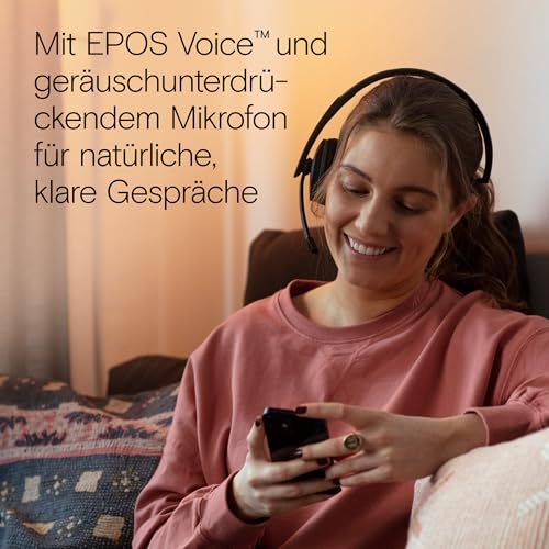 EPOS Adapt 231 Kopfhörer Kabellos Bluetooth I Bluetooth Kopfhörer mit Mikrofon I Von Microsoft Teams zertifiziertes und UC-optimiertes Headset Bluetooth Bild 7