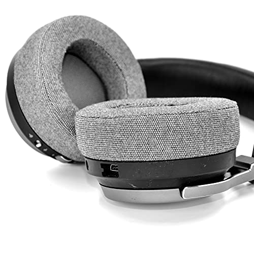 Upgrade Virtuoso XT Dickere Ohrpolster – Ersatz-Ohrpolster kompatibel mit Corsair Virtuoso RGB Wireless SE Gaming, weiches Leder, zusätzliche Dicke, Grau Bild 2