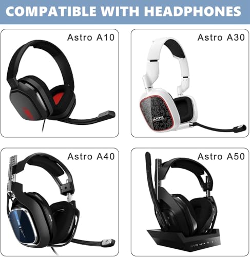 Ersatzkabel für Astro A40/A40TR/A10 Gaming-Headsets, Aux-Kabel mit Lautstärkeregler, 2 m, kompatibel mit Xbox One, PC, PS4 etc. (schwarz) Bild 5