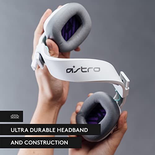 Astro A10 Gaming Headset Gen 2 Wired Headset – Over-Ear-Gaming-Kopfhörer mit Flip-to-Mute-Mikrofon, 32-mm-Treiber, kompatibel mit Xbox, PC – Weiß Bild 5