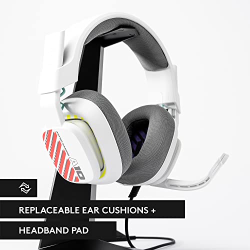 Astro A10 Gaming Headset Gen 2 Wired Headset – Over-Ear-Gaming-Kopfhörer mit Flip-to-Mute-Mikrofon, 32-mm-Treiber, kompatibel mit Xbox, PC – Weiß Bild 7