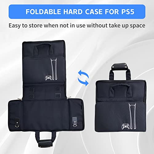 G-STORY Tasche Hartschale,Transporttasche Hartschale,Tragetasche Koffer Für PS5 Konsole,Zubehör,Controller Skin *1 enthalten Bild 3