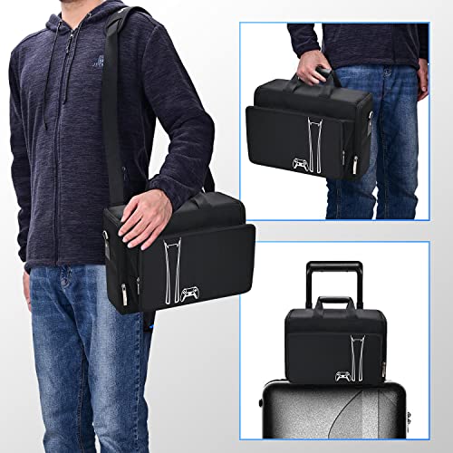 G-STORY Tasche Hartschale,Transporttasche Hartschale,Tragetasche Koffer Für PS5 Konsole,Zubehör,Controller Skin *1 enthalten Bild 6