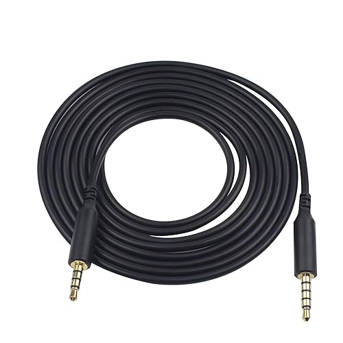Ersatz A10 A40 Audio Aux Gaming-Kabel, kompatibel mit Astro A10 A10 A40 TR Gaming-Headsets, Talkback-Kabel, passend für Smartphone MixAmp und PC Gaming (keine Stummschaltung und Lautstärkeregler) Bild 1