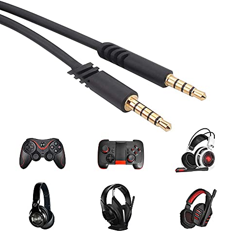 Muigiwi Ersatz-A50-Kabel A50 A10 Kabel mit Inline-Stummschaltung, Lautstärkeregler, kompatibel mit Astro A10/A40/A50 Logitech G933 G633 Gaming-Headset MixAmp (Modus A & B) Bild 5