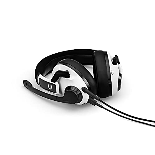 EPOS H3 Hybrid – Geschlossen Akustisches Gaming Headset Bluetooth Kopfhörer Usb-A-PC & 3,5-mm-Konsolenkabel - Dual-Mikrofone - Leicht - Lange Akkulaufzeit - Multi-Plattform-Kompatibel - Weiß Bild 5