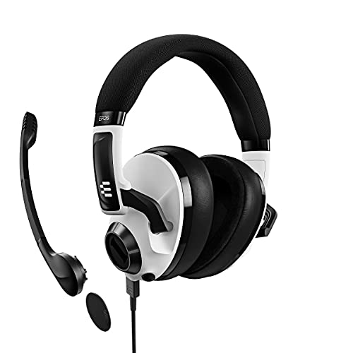 EPOS H3 Hybrid – Geschlossen Akustisches Gaming Headset Bluetooth Kopfhörer Usb-A-PC & 3,5-mm-Konsolenkabel - Dual-Mikrofone - Leicht - Lange Akkulaufzeit - Multi-Plattform-Kompatibel - Weiß Bild 6