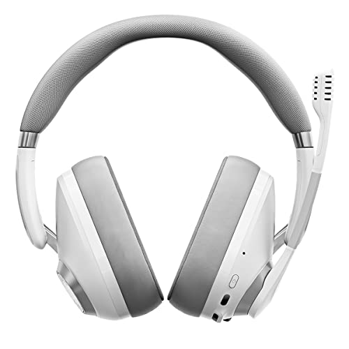 EPOS H3Pro Hybrid PC Gaming Headset mit Mikrofon - Geräuschunterdrückung - Anpassbar - Smart Button Audio Mixing als Bluetooth Kopfhörer und Gaming Suite Surround Sound Windows 10 (Weiß) Bild 2