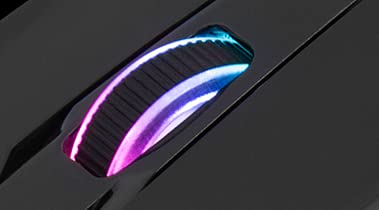 Sades Scythe Gaming-Maus mit Kabel, 4000 dpi, verstellbar, 11 RGB-Hintergrundbeleuchtung, 7 programmierbare Tasten, USB mit Sniper-Taste für Laptop, Gamer, PC, Schwarz Bild 6