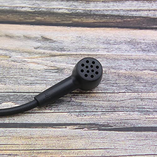EMSea 3,5-mm-Ersatzmikrofon 16 cm Reduziert Geräusche Abnehmbar Kompatibel mit Kingston Hyper X Cloud II Cloud X Cloud Pro Silber Gaming-Headset Schwarz Bild 6