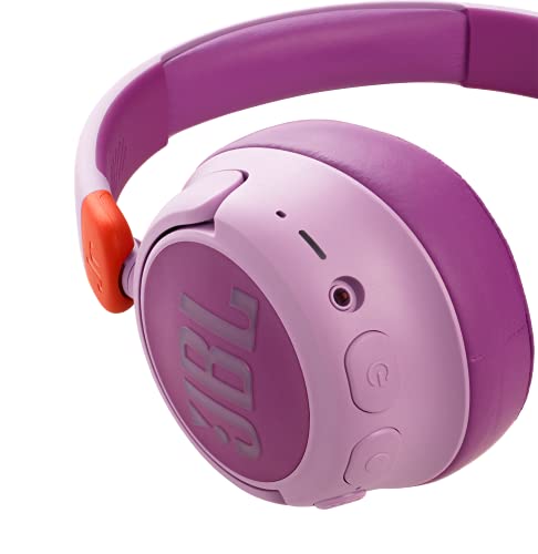 JBL JR 460 NC – Over-Ear Kopfhörer mit Noise-Cancelling für Kinder in Pink – Mit JBL Safe Sound für sicheren Hörspaß – Bis zu 30 Stunden Musikwiedergabe Bild 3