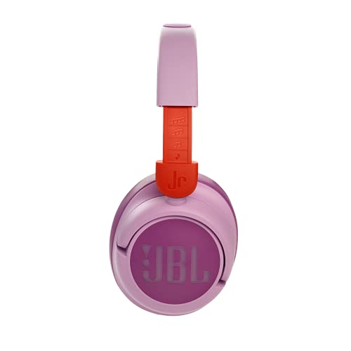 JBL JR 460 NC – Over-Ear Kopfhörer mit Noise-Cancelling für Kinder in Pink – Mit JBL Safe Sound für sicheren Hörspaß – Bis zu 30 Stunden Musikwiedergabe Bild 4