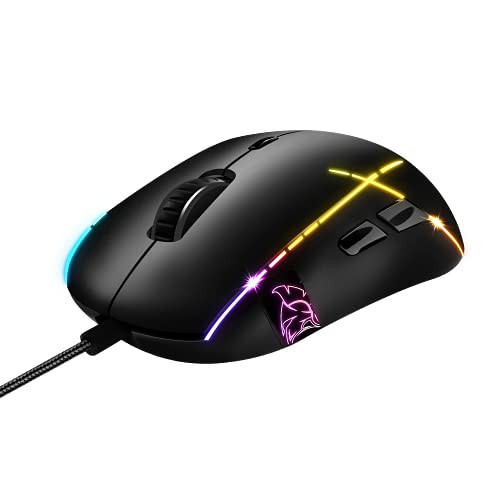 EMPIRE GAMING - X-Blades Gamer-Maus kabelgebunden - beidhändig - LED-RGB-hintergrundbeleuchtet - ergonomisch - 6400 DPI 1000 Hz – 7 programmierbare Tasten - einschließlich Software Bild 3