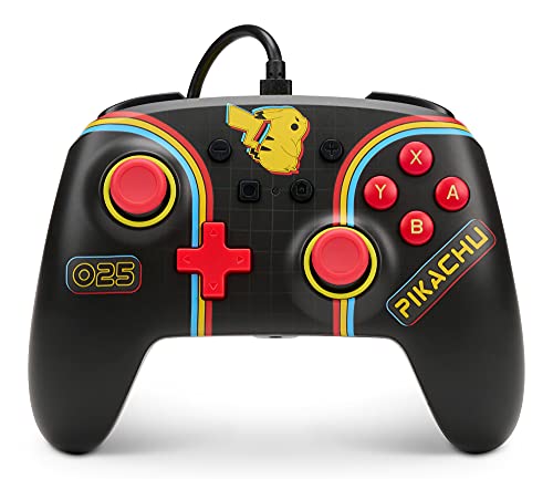 PowerA Pokemon Verbesserter kabelgebundener Controller für Nintendo Switch – Pokemon: Pikachu Arcade Bild 1