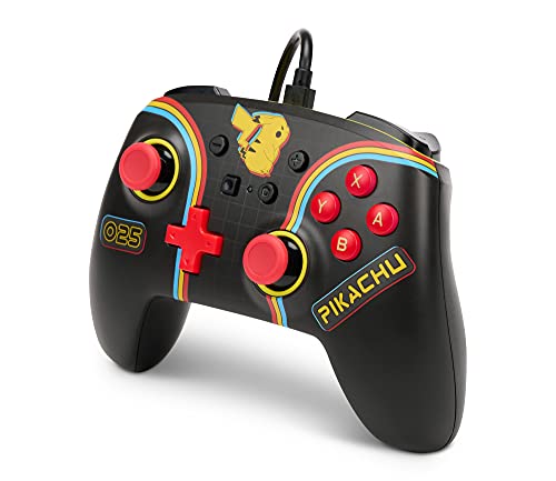 PowerA Pokemon Verbesserter kabelgebundener Controller für Nintendo Switch – Pokemon: Pikachu Arcade Bild 4