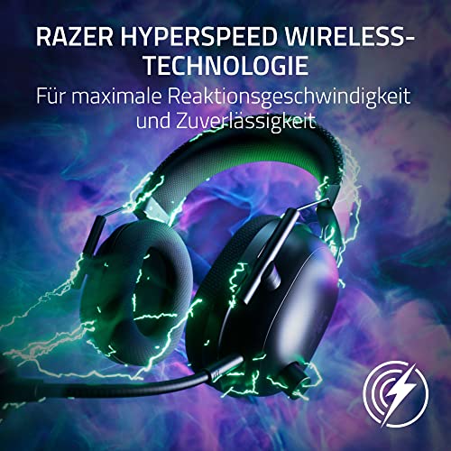 Razer BlackShark V2 Pro - Kabelloses Premium-Esports-Headset (HyperSpeed Wireless Technologie, Triforce Titanium 50mm Treiber, HyperClear Supercardioid Mikrofon) Weiß Bild 5