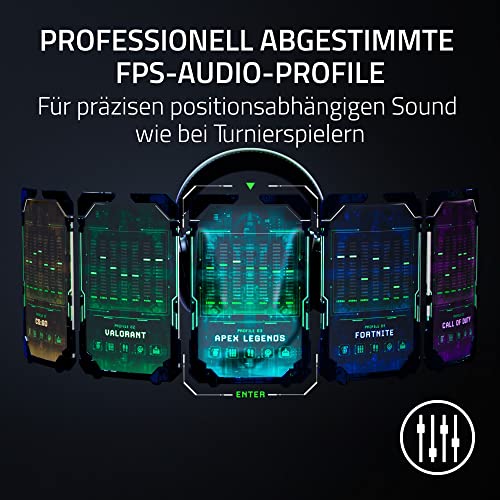 Razer BlackShark V2 Pro - Kabelloses Premium-Esports-Headset (HyperSpeed Wireless Technologie, Triforce Titanium 50mm Treiber, HyperClear Supercardioid Mikrofon) Weiß Bild 6