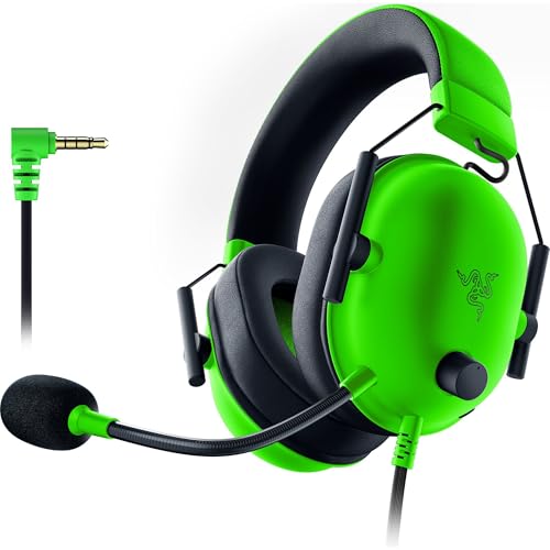 Razer BlackShark V2 X - Multi-Plattform kabelgebundenes Esports-Headset (Triforce 50mm Treiber, Erweiterte Passive Geräuschunterdrückung, 7.1 Surround Sound, Hyperclear Cardioid Mic) Grün Bild 1