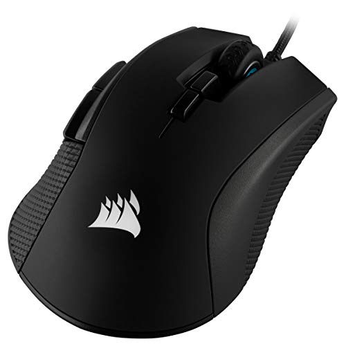 Corsair K55 RGB PRO Kabelgebundene Membran-Gaming-Tastatur (Dynamische Hintergrundbeleuchtung) QWERTZ, Schwarz & Ironclaw RGB Optisch FPS/MOBA Gaming Maus (18.000DPI Optischer Sensor) Schwarz Bild 6