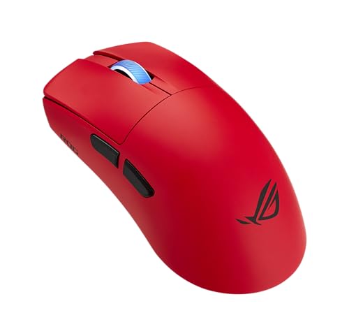 ASUS ROG Harpe II Ace Lava Red Wireless Gaming Maus (48 Gramm, semisymmetrische Esport Mouse, ROG AimPoint Pro 42.000 DPI, ROG Optical Micro Switches, 8.000Hz SpeedNova 8K Wireless-Technologie, Rot) Bild 4