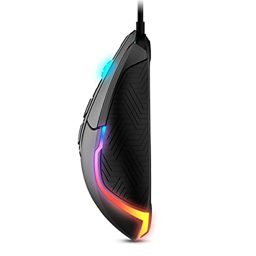 KROM KICK - Gaming-Maus, RGB Rainbow, PixArt 3327 optischer Sensor bis zu 12000 DPI, 6 DPI-Stufen (800-6200), erweiterte Software, schwarz Bild 6