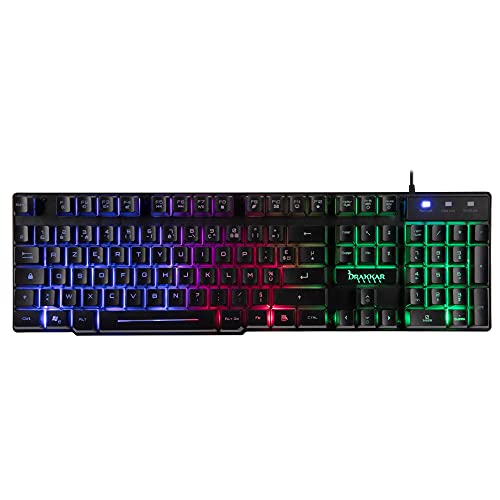 Konix Drakkar Gaming-Zubehörpaket Rogue für PC - Headset - AZERTY -Tastatur mit 105 Tasten - Maus - Viking - Mauspad Bild 2