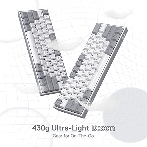 Redragon K617 60% QWERTY RGB-Gaming-Tastatur, 61 Tasten Kompakte Mechanische Tastatur Bild 3
