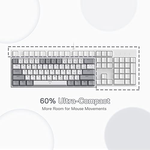 Redragon K617 60% QWERTY RGB-Gaming-Tastatur, 61 Tasten Kompakte Mechanische Tastatur Bild 4