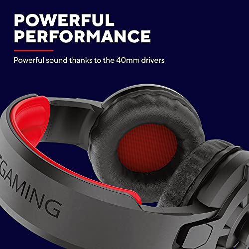 Trust Gaming GXT 411 Radius Gaming-Headset für PC, PS5, PS4, Xbox, Nintendo Switch, Mobile, Over Ear, 3.5mm Klinke, Lautstärkeregler, Einstellbaren Mikrofon - Schwarz Bild 4