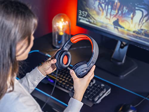 Trust Gaming GXT 411 Radius Gaming-Headset für PC, PS5, PS4, Xbox, Nintendo Switch, Mobile, Over Ear, 3.5mm Klinke, Lautstärkeregler, Einstellbaren Mikrofon - Schwarz Bild 6