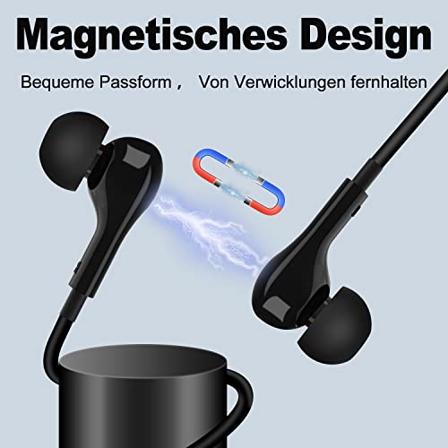 Kopfhörer mit Kabel 3,5mm Klinke In-Ear Kopfhörer für Samsung High Definition Headset mit Mikrofon, Hi-Fi-Stereo Ohrhörer mit Lautstärkeregler für Samsung, iPad, Xiaomi, MP3, Huawei Bild 4