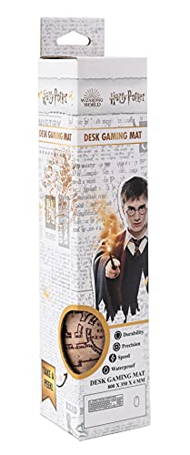 Grupo Erik Gaming Mauspad Harry Potter Fanartikel Geschenke - Karte des Rumtreibers Mousepad XXL 80 x 35 cm Mauspad Gaming - rutschfeste Unterseite, Wasserabweisend und verstärkte Kanten Bild 2