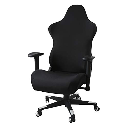 Stretch-Drehstuhl Gaming-Stuhl, ergonomisch, Computerspielstuhl, Sitzbezug, abnehmbar, waschbar, Armlehnenbezug, passend Bürostuhl, Drehstuhl Bild 1